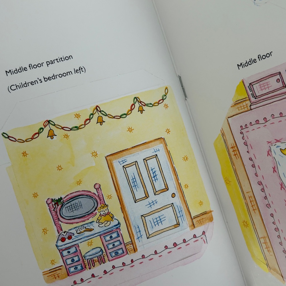 THE MOUSE CHRISTMAS HOUSE A press-out model book Michelle Cartlidge - Picture 7 of 12
